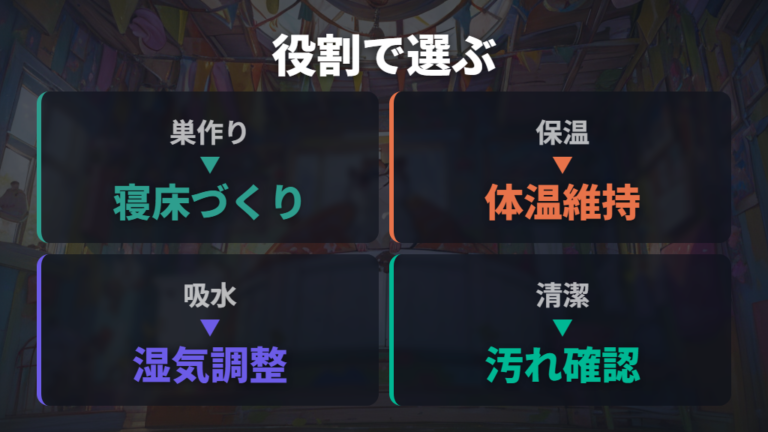 床材の種類と選び方は役割から考える