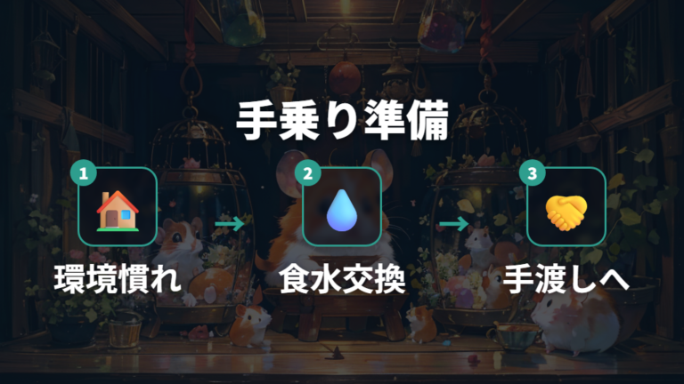 手乗りに慣れさせる基本手順は環境慣れから始める