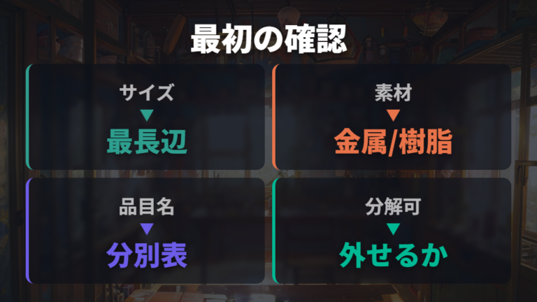 ケージは何ごみで出すべきか最初にサイズと素材を見る