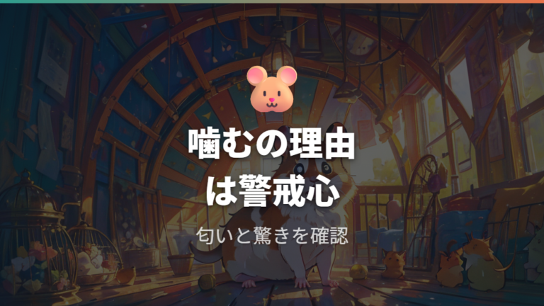 噛む理由は恐怖やストレスだけでなく複数ある