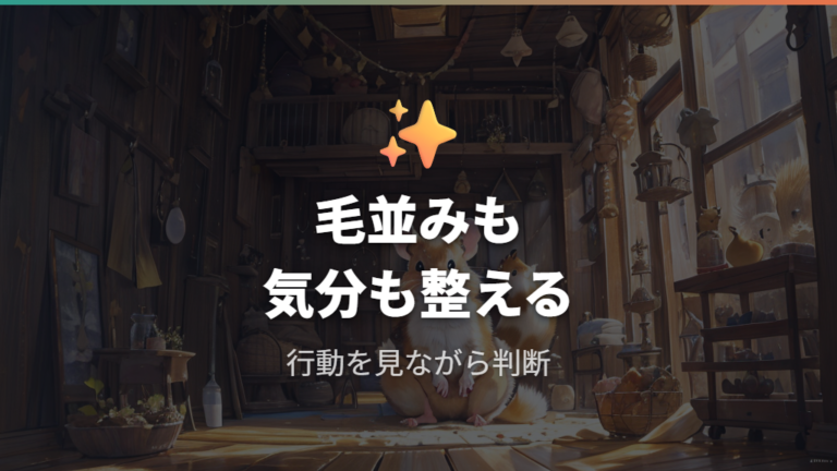 砂浴びで整う毛並みとストレス発散の可能性