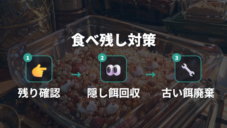 餌の食べ残しが招くゴキブリ被害を減らす