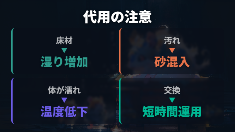 皿の代用で起きやすい危険は濡れと汚れ