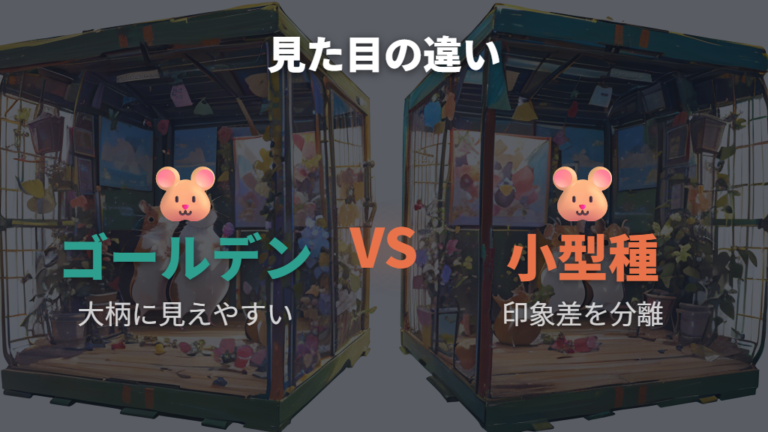 でかい個体の実例と比較で見た目の差を理解する