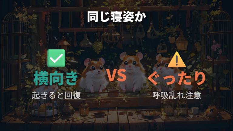 横向き寝とぐったりの違いはどこで判断する?