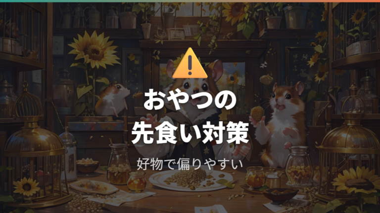 ペレットを食べない主な原因はおやつの覚えすぎ?