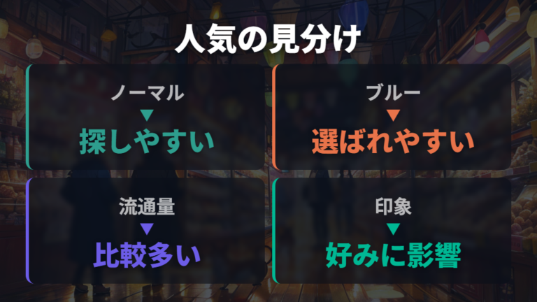 人気の色と選ばれやすい理由は流通量と印象で変わる
