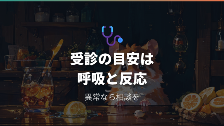 受診を考える体調不良のサインは呼吸と反応を見る