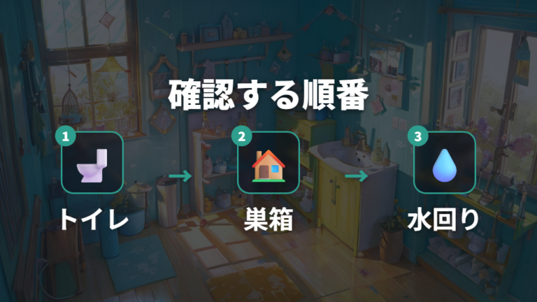 部屋が臭くなる主な原因をチェックする順番