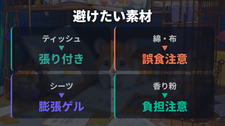 避けたい紙の種類と加工を先に確認する