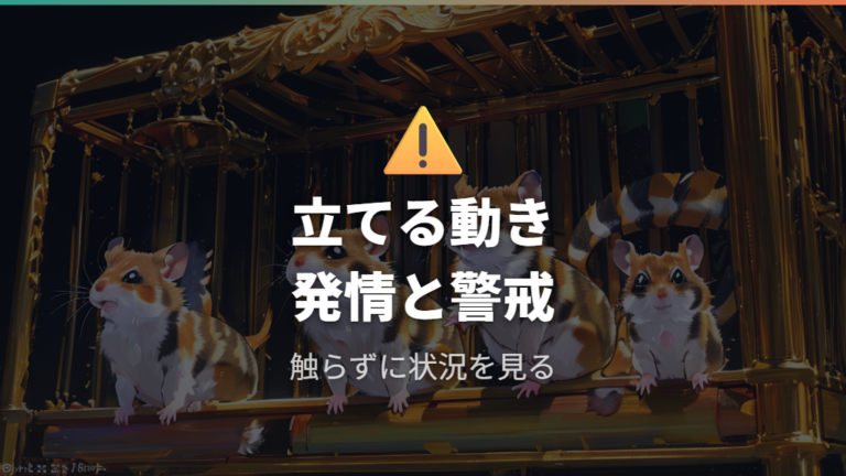 しっぽを立てる行動は前後の状況も合わせて見る