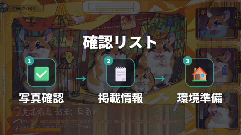 白黒個体を迎える前に販売ページで確認したいこと