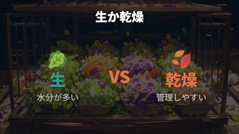 乾燥キャベツを使うなら生との違いを押さえる