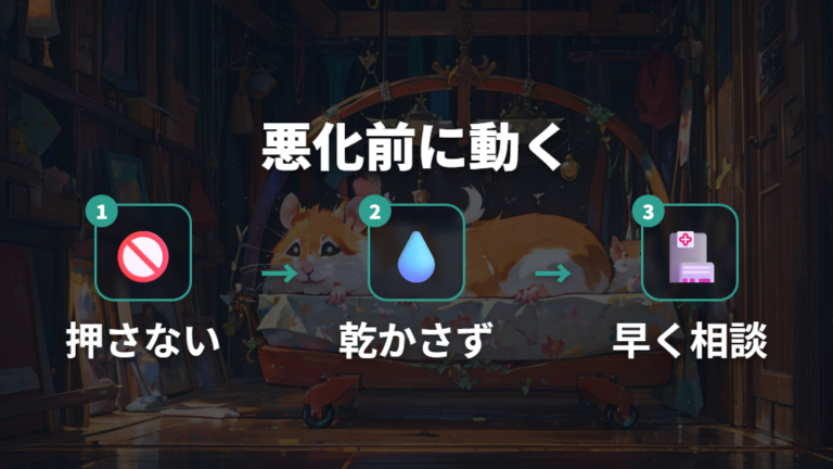 治る可能性と失明リスクは乾燥と悪化の前に動けるかで変わる