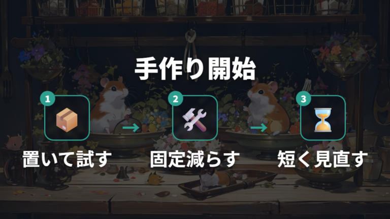 100均材料で手作りする方法はシンプルに始める