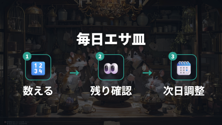 ひまわりの種を減らす手順を毎日のエサ皿で実践する