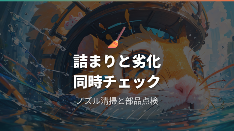 掃除と劣化チェックの方法で詰まりと漏れを予防する