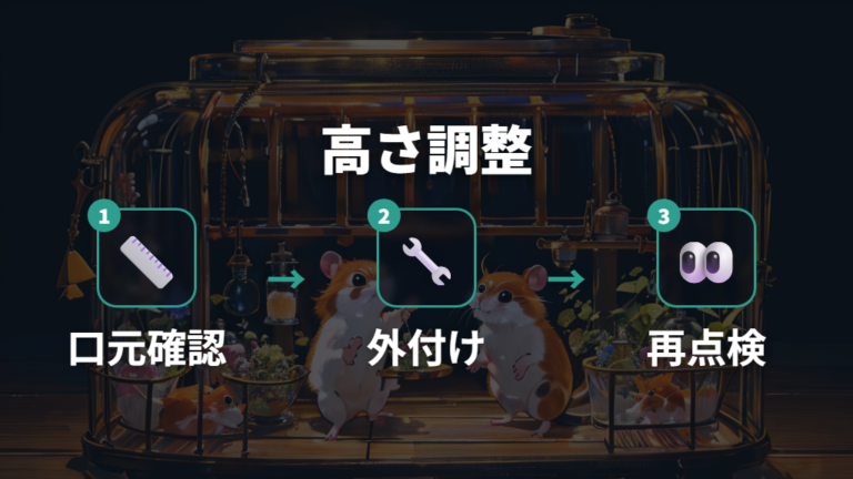 かじられにくい設置方法は高さと外付けで考える