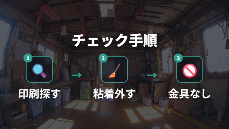 インクやテープの注意点をチェックする手順
