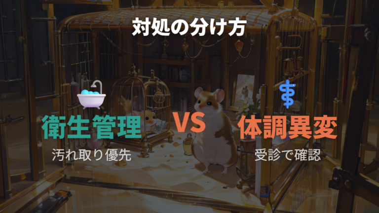 トイレ化や皮膚トラブルの対処は衛生と受診を分ける