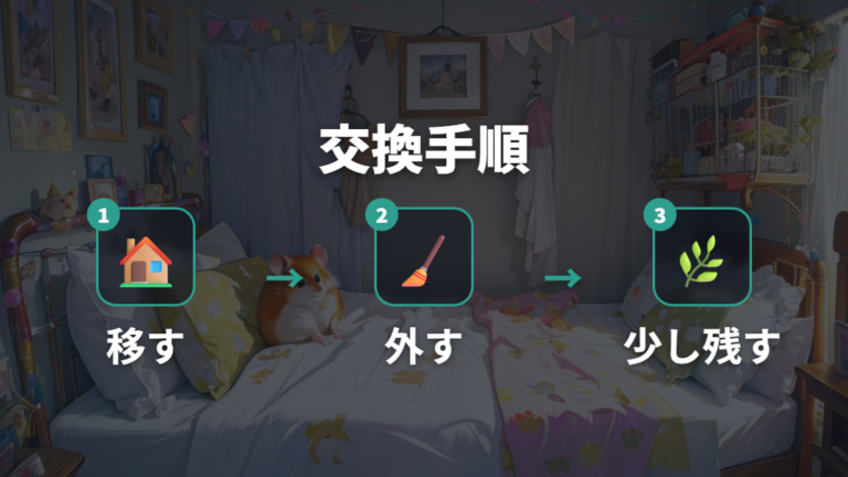 床材の交換手順はにおいを残してストレスを減らす