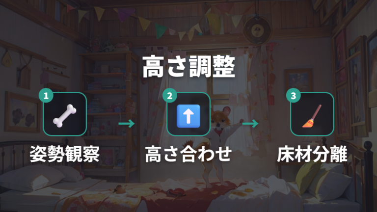 給水器の高さと設置位置は立ち上がった姿勢に合わせる
