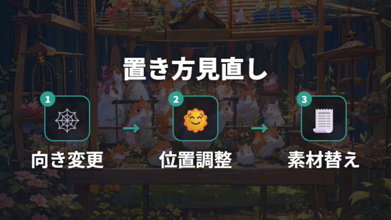 巣箱に入らない理由が素材なら置き方を変えてみる