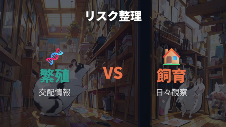 白黒の毛色と健康リスクは繁殖情報として分けて考える