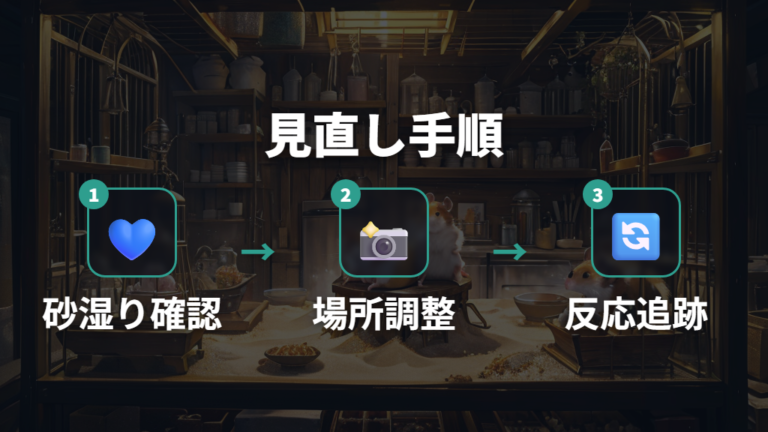 砂場を快適に保つ見直し手順