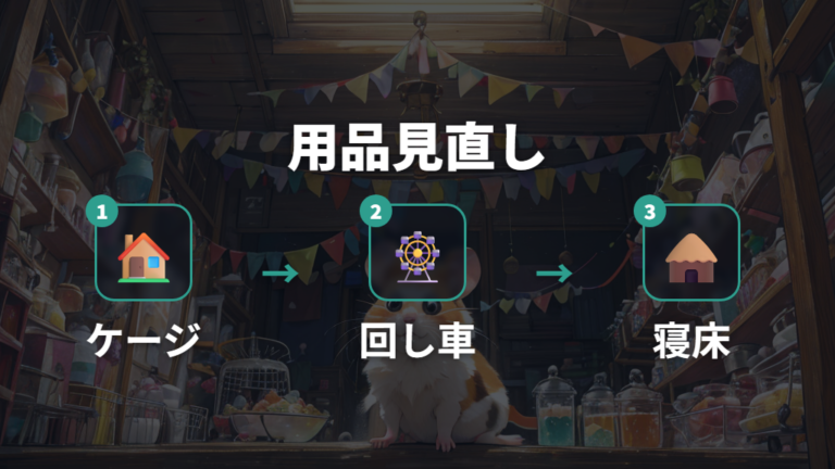 体格に合わせた用品選びを買い替え前提で進める