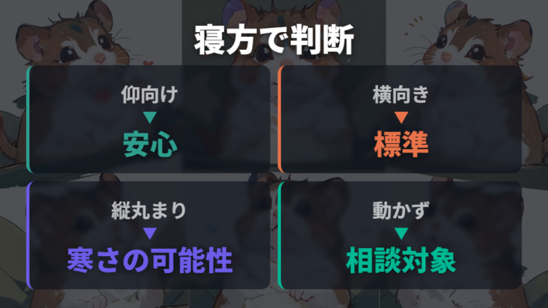 寝方でわかる安心とストレスを姿勢別に見る
