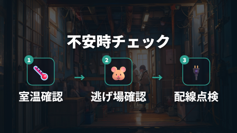 つけっぱなしが不安な時は何を優先して確認する?