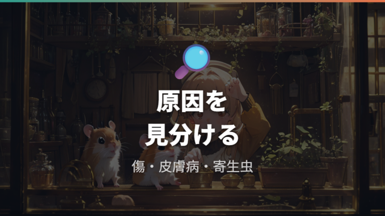 背中のかさぶたで考えられる原因を整理する