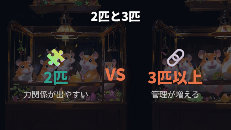相性が出やすい性別と頭数を比較する