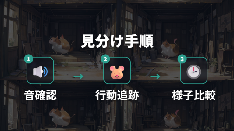 逃げる・固まるときの見分け方は前後の状況を合わせる