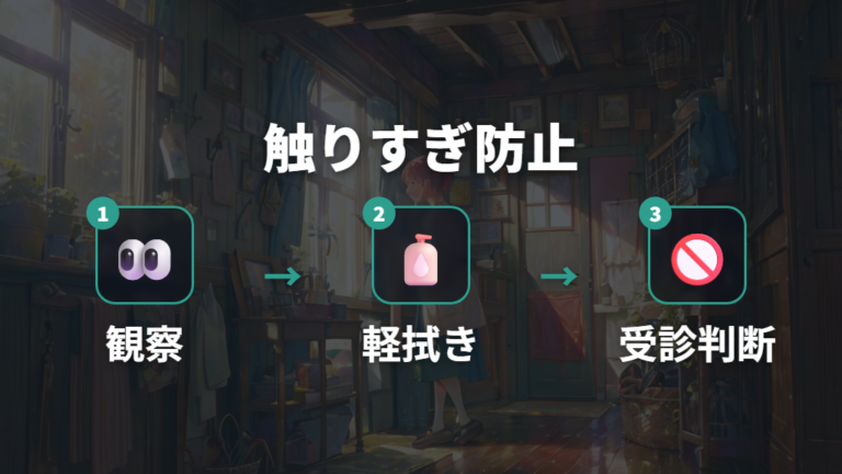 臭腺まわりの正しいケアは触りすぎないことが基本