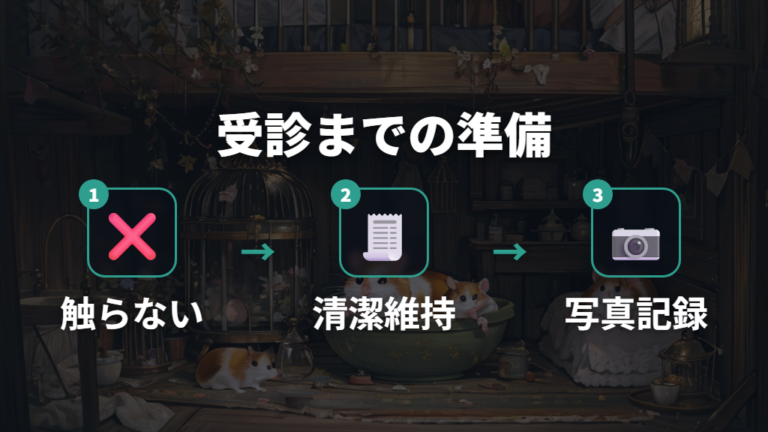 受診までにできる自宅ケアと避けたい処置