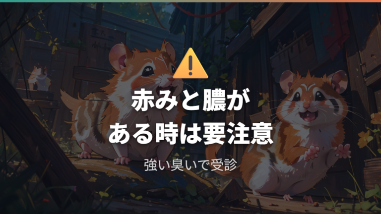 炎症や膿があるときのサインはにおいと赤みで見る