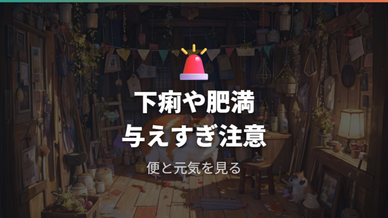 下痢や肥満につながるリスクを知る