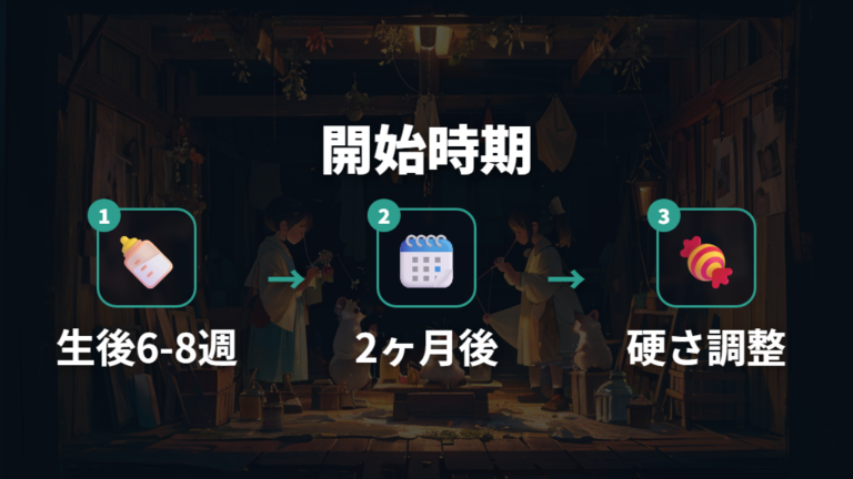 年齢別のおやつ頻度の考え方は開始時期と硬さで変える