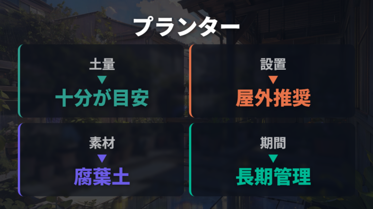 プランター葬で臭いが出やすい条件を知っておく
