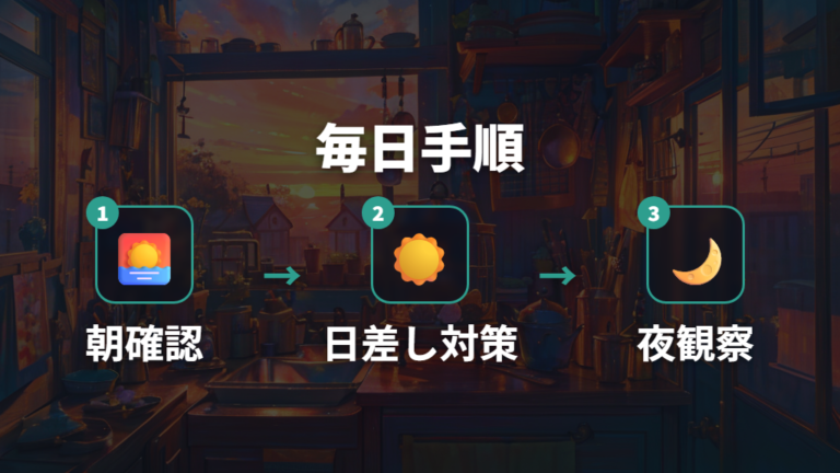 室温と暑さ対策の目安を毎日の手順に落とし込む