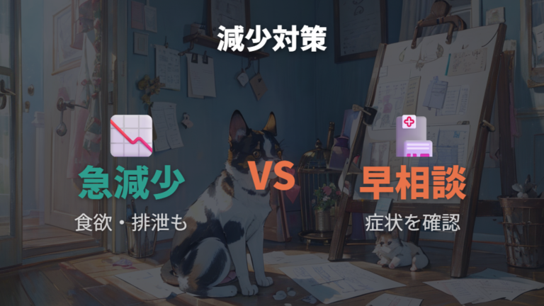 急な体重減少と病気のサインは早めに相談する