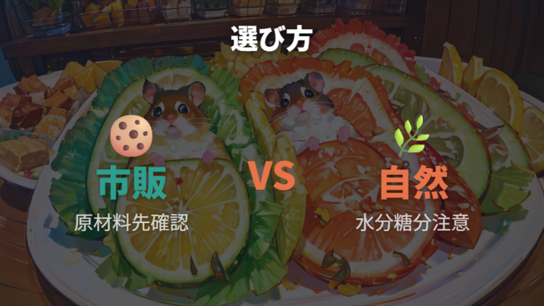市販おやつと自然素材はどっちを選ぶ?