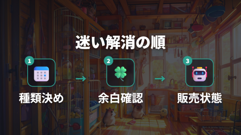 大きさ選びで迷ったときの確認手順