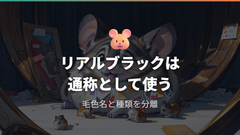 黒い毛色は正式に存在するのかをリアルブラックから整理する