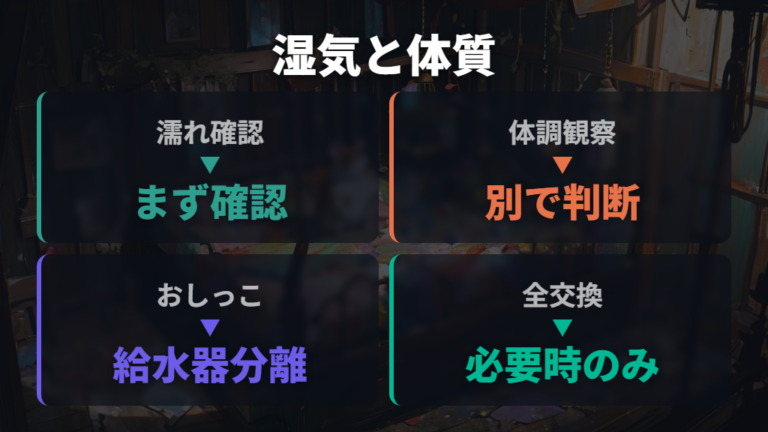 汚れた床材が与える影響は湿気と体質で分ける
