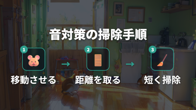 掃除機の音によるストレス対策は距離を取って短時間にする