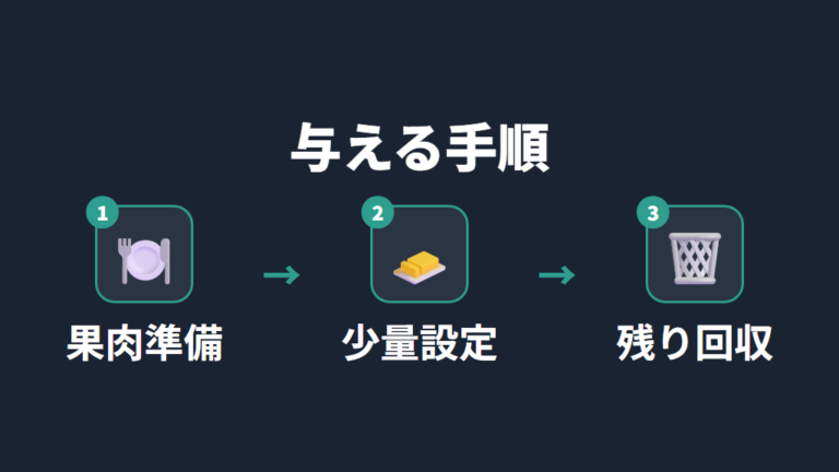 みかんの適量と与える頻度は少量のおやつで考える