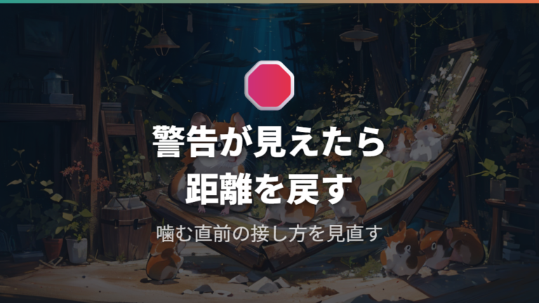 噛み癖を減らす接し方は反応とごほうびを見直す